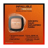 Loreal Paris Infaillible 24H Fresh Wear Bronzlaştırıcı Pudra - 300 Light Medium - 5
