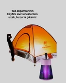 Kamp ve Bahçe İçin Şarjlı Böcek Kovucu Lamba - 5