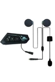 Intercom Bluetooth Kask Kulaklık Motosiklet Kulaklık 5.0 Bluetooth - 2