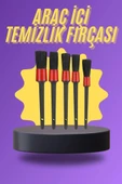 5 Parça Araç İçi Temizlik Fırçası Araç İçi-Dışı Temizleme Fırça Seti - 1