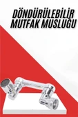 Her Yere Dönebilen Tasarruflu Mutfak Musluk Başlığı Ucu Musluk Ucu Oynar Başlıklı - 2