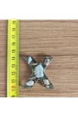 "X" HARFİ - Kıyı Esintisi Harf Anahtarlık (A–Z) – Gerçek Deniz Kabuğu, Kum ve Şeffaf Epoksi– El Yap - 2