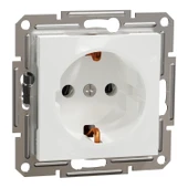 Schneider Electric EPH2970121 Asfora Beyaz Topraklı Priz thumbnail 1