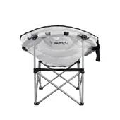 Madfox Moonchair Deluxe Katlanır Kamp Sandalyesi Siyah-Gri - 4