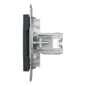 Schneider Electric EPH4700171 Asfora Antrasit 1xRJ45 Cat6 Prizi thumbnail 3