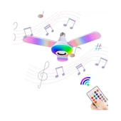 Helios Hs 2092 36 Watt 4 Kollu Bluetooth Hoparlör Müzik Çalar LED Ampul thumbnail 1