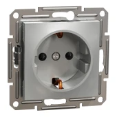 Schneider Electric EPH2900161 Asfora Alüminyum Topraklı Priz thumbnail 1