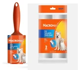MACROMAX TÜY TOPLAYICI RULO 56 YAPRAK+YEDEK PAKET 2X56 YAPRAK TOPLAM 168 YAPRAK - 1