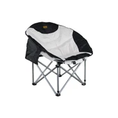 Madfox Moonchair Deluxe Katlanır Kamp Sandalyesi Siyah-Gri - 1