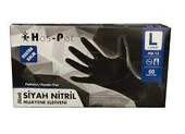 Has-Pet Siyah Nitril Eldiven 50 Adet thumbnail 2