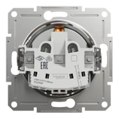 Schneider Electric EPH2900161 Asfora Alüminyum Topraklı Priz thumbnail 2