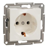 Schneider Electric EPH2970123 Asfora Krem Topraklı Priz - 1