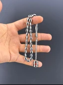 MURİ TESBİH 38,5 GR BJK Lİ GÜMÜŞ BEYZİ KESİM 6,50X8,50 - 2