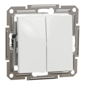 Schneider Electric EPH0370121 Asfora Beyaz Komütatör thumbnail 1