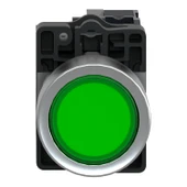 Schneider Electric XA2EW33M1 Yeşil Ledli Yaylı Buton 220V AC/DC - 2