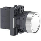 Schneider Electric XA2EA11 22mm Beyaz Yaylı Buton - 1