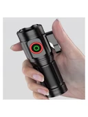 Powerdex PD-7007 Şarjlı Mini El Feneri Güçlü Işık 15 Watt thumbnail 1