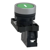 Schneider Electric XA2EA3311 22mm Yeşil İşartetli Yaylı Buton - 2