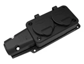 Bemis 1X16A 220V Kauçuk İkili Grup Priz - 1