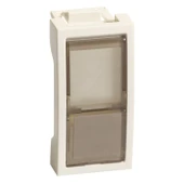 Schneider Electric ETK45022E 45X22,5 Tekli Data Priz Kapağı Boş - 1