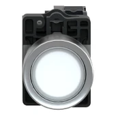Schneider Electric XA2EW31M1 Beyaz Ledli Yaylı Buton 220V AC/DC - 3