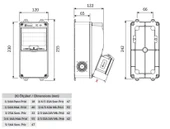 Bemis V5 Ön Delikli Boş Kombinasyon 120X225X122 IP44 thumbnail 2