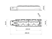 Bemis 1X16A 220V Kauçuk Dörtlü Grup Priz - 2