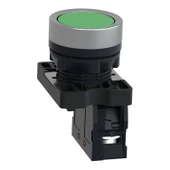 Schneider Electric XA2EA31 22mm Yeşil Yaylı Buton - 2