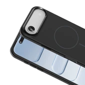 iPhone 17 Air Kılıf Kablosuz Şarj Özellikli Metal Kamera Çerçeveli Edi Silikon Kapak thumbnail 11