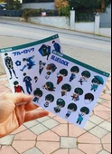BlueLock-Rin İtoshi-parlak kağıt -2li sticker set-telefon süsleme Blue Lock etiket thumbnail 8
