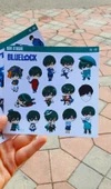 BlueLock-Rin İtoshi-parlak kağıt -2li sticker set-telefon süsleme Blue Lock etiket thumbnail 7