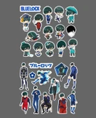 BlueLock-Rin İtoshi-parlak kağıt -2li sticker set-telefon süsleme Blue Lock etiket - 5