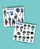 BlueLock-Rin İtoshi-parlak kağıt -2li sticker set-telefon süsleme Blue Lock etiket - 1