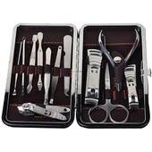 Özel Çantasında Profesyonel Manikür Pedikür Seti (12 Parça) - 1