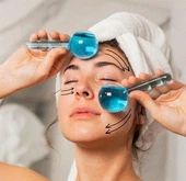 Buz Küresi Soğuk Masaj Ve Terapi Topu(leke Önleyici-cilt Pürüzsüzleştirici) thumbnail 1