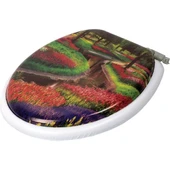 Yumuşak Süngerli Puf Klozet Kapağı Desenli thumbnail 4