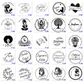 Kişiye Özel Hediye Kutusu - İsme Özel Kitap Damgası ve Madalya Seti - F Serisi - 2