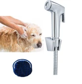 Sprey El Duşu Kedi Köpek Yıkama Tabancası Seti Ve Kedi Köpek Yıkama Tarağı thumbnail 1