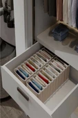 11 Bölmeli Dolap Ve Çekmece Içi Düzenleyici Akordiyon Organizer M-00500 (6 Adet) thumbnail 3
