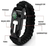 Survıval Kamp Bileklik  Düdük Çok Amaçlı thumbnail 1