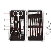 Özel Çantasında Profesyonel Manikür Pedikür Seti (12 Parça) - 2
