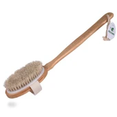 Parlak Ve Pürüzsüz Görünüm Sağlayan %100 Doğal At Kılı Selülit Fırçası (sökülebilir Sap) - 1