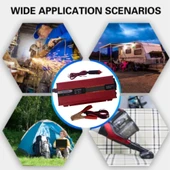 Epilons 12v 2000w Modifiye Sınus İnverter 220v Dijital Göstergeli- Taşınabilir Güç Kaynağı thumbnail 2