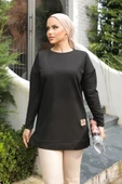 Yeni Stil Siyah Arma Detaylı Tunik 10020 thumbnail 1