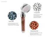 5 Adet Tasarruflu Boncuklu Ledli Duş Başlık-pil Veya Elektrik Gerekmez Kinetik Enerjili thumbnail 7