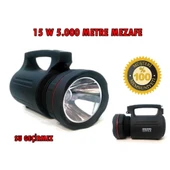 Gs-8006 Parlak Ledli Taşınabilir Şarj Edilebilir El Feneri 15w thumbnail 2