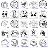 Kişiye Özel Kİtap Kurdu Seti - Kitap Damgası ve İsim Yazılı Metal Madalya - B Serisi - 4