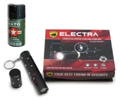 Ruj Şeklinde Elektro Şok El Feneri Cihazı + Bıber Gaz Hediyeli thumbnail 1