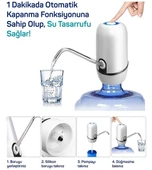 Kampta Piknikte Yazlıkta Şarjlı Damacana Otomatik Su Pompası thumbnail 3