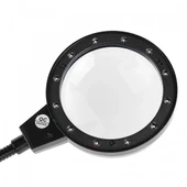 -12 Led Clipslı Işıklı Büyüteç,işıklı Masa Lambası Çalışma Lambası - 2